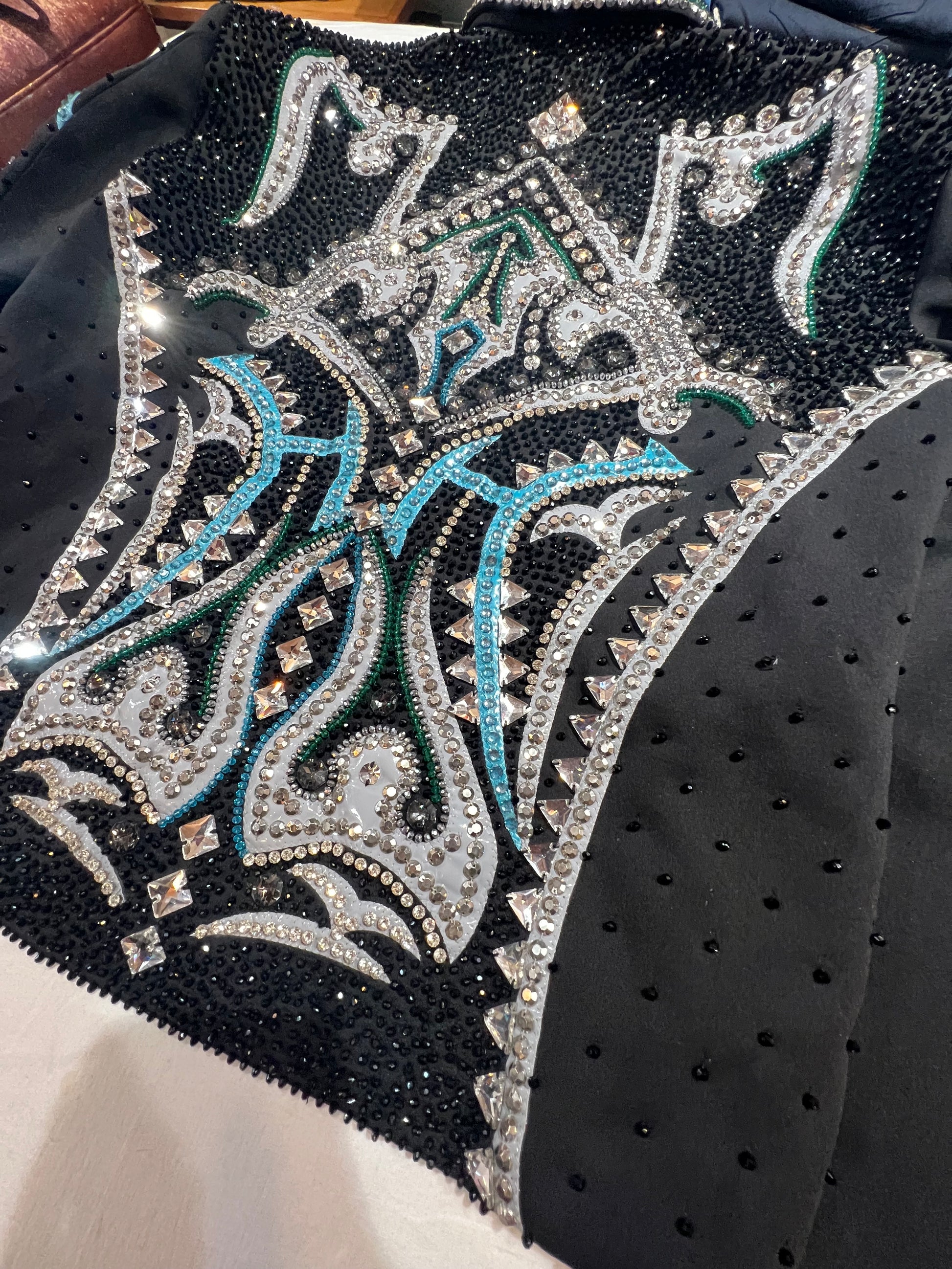 Kashani Blue Pharaoh Hyper Crystal Jacket - Dudes Boutique