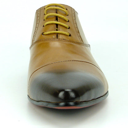 FI-7281 Genuine Tan Leather Lace up Fiesso by Aurelio Garcia