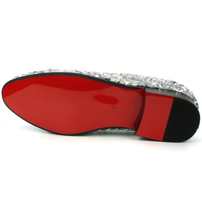 FI-7498 White Slip on Loafer Fiesso by Aurelio Garcia