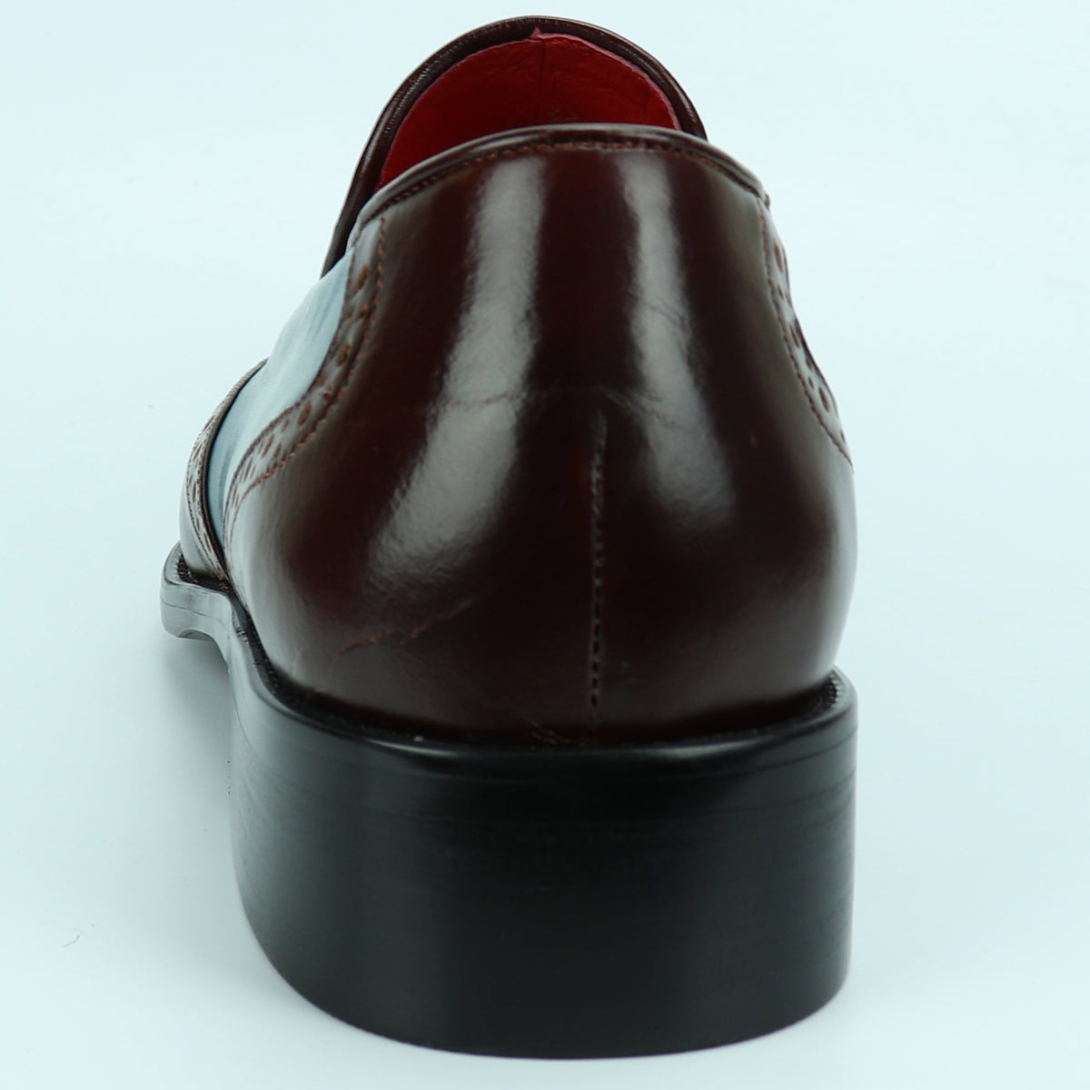 FI-8705 Burgundy Blue Wing Tip With Tassel Encore by Fiesso
