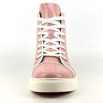 FI-2416 Pink Patent Leather Lace up High top Sneaker Encore by Fiesso