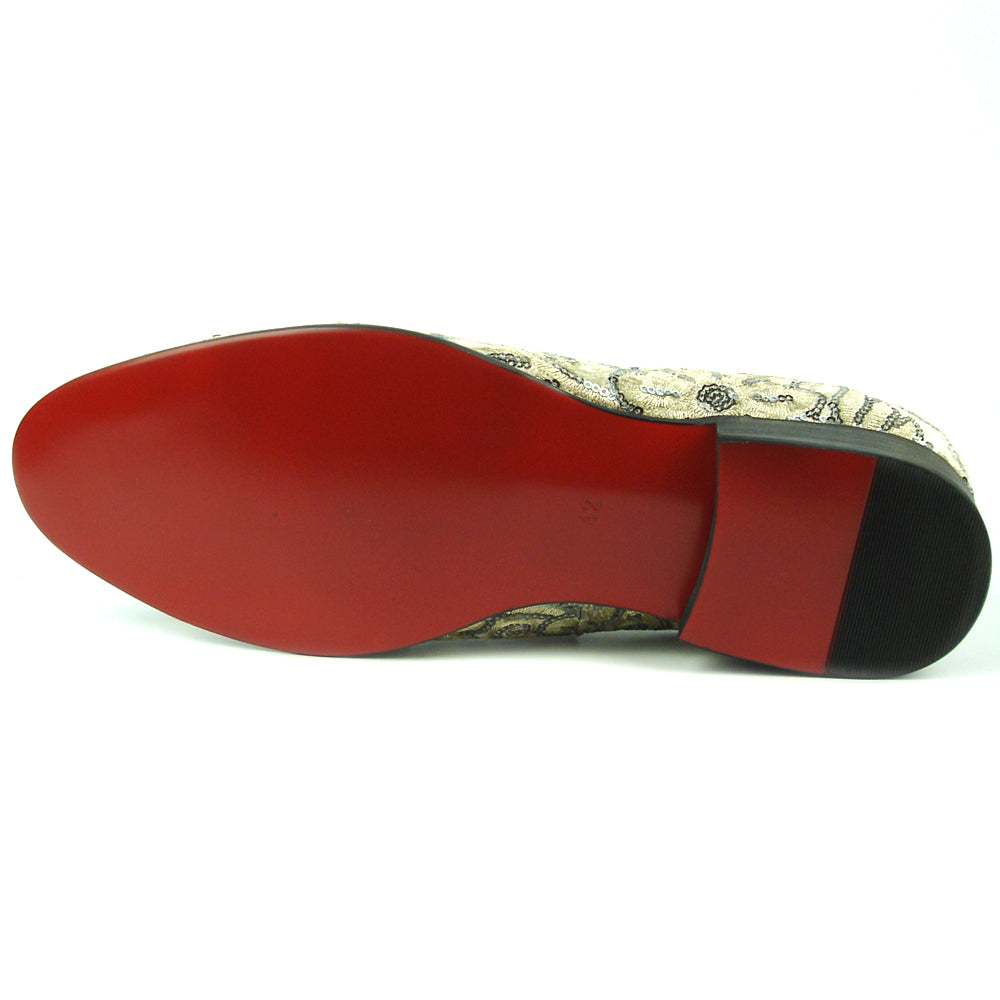 FI-7363 Beige Slip on Loafer Fiesso by Aurelio Garcia