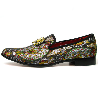 FI-7385-5 Multicolor Slip on Loafer Fiesso by Aurelio Garcia