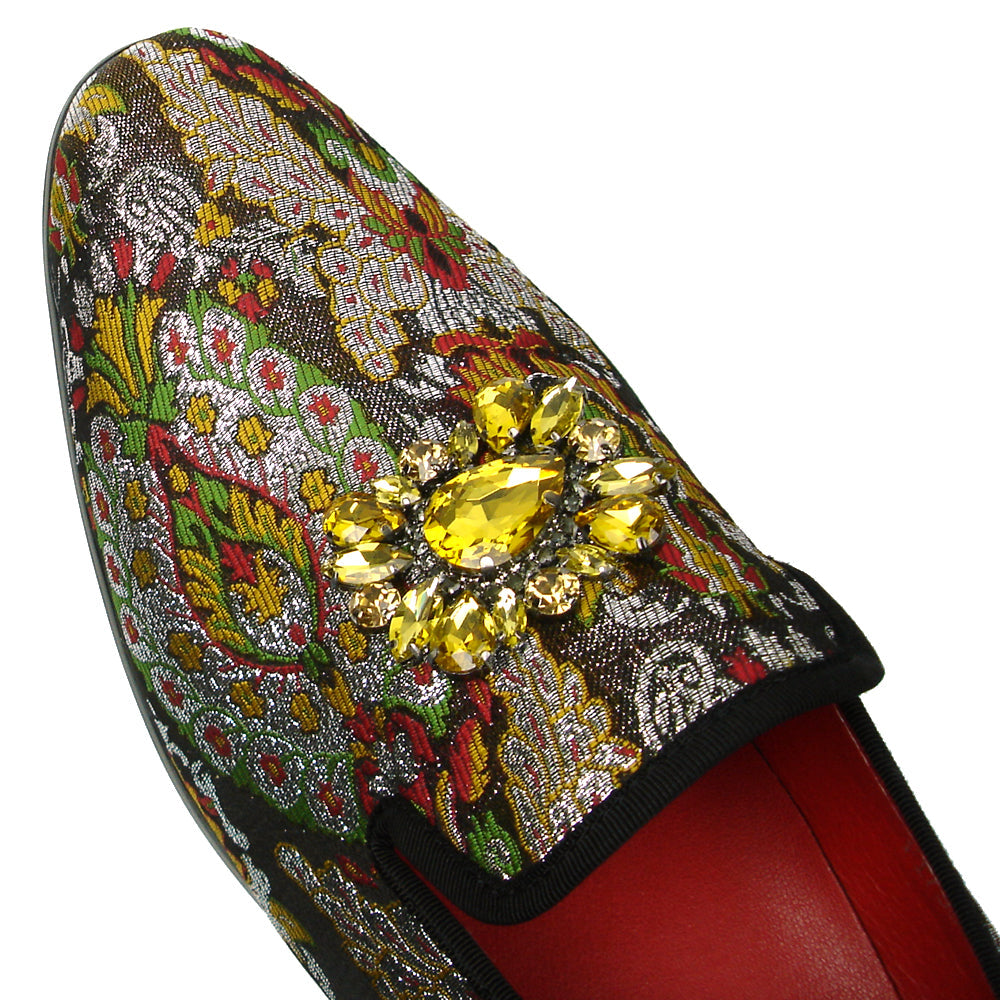 FI-7385-5 Multicolor Slip on Loafer Fiesso by Aurelio Garcia