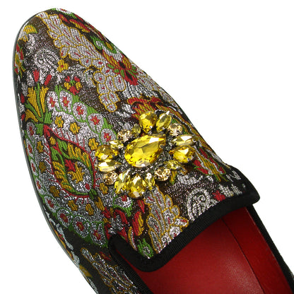 FI-7385-5 Multicolor Slip on Loafer Fiesso by Aurelio Garcia