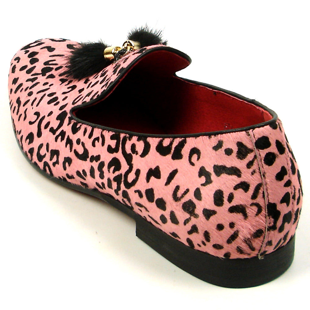FI-7402 Pink Pony Hair with Tassel Loafer Fiesso by Aurelio Garcia