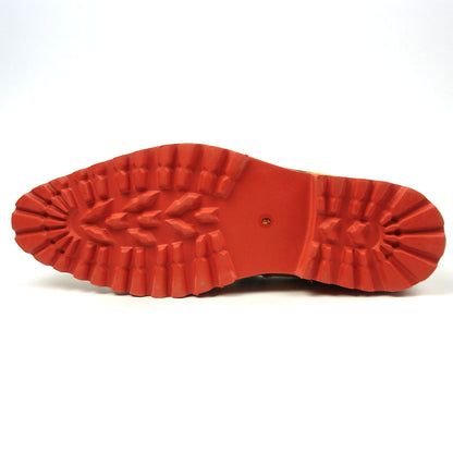 FI-7455 Brown Cap Toe Spikes Slip On Fiesso by Aurelio Garcia