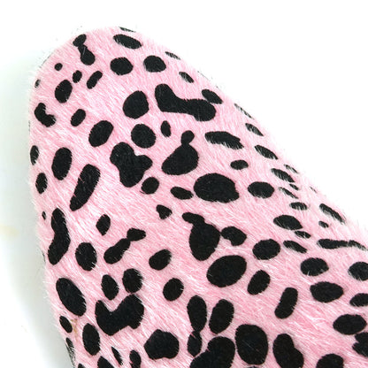 FI-7532 Pink Black Leopard Pony Hair Slip on Loafer Fiesso by Aurelio Garcia
