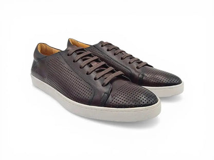 Fashion Lace-up Leather Sneaker