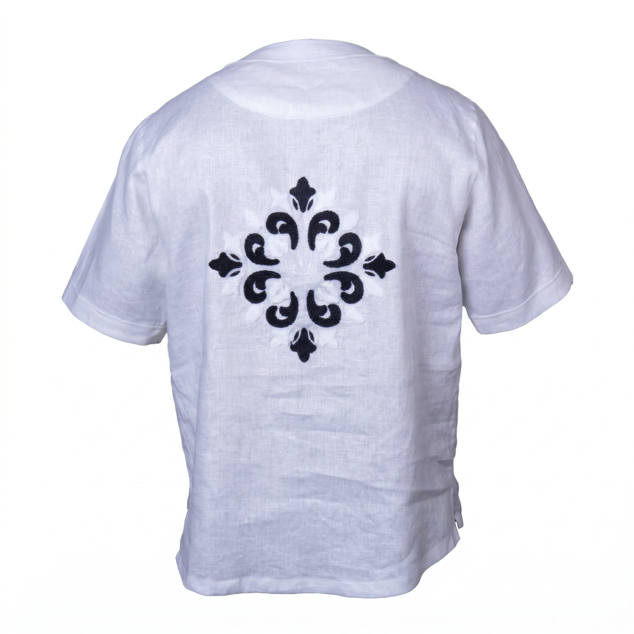 Prestige LUX-640 White Linen Shirt