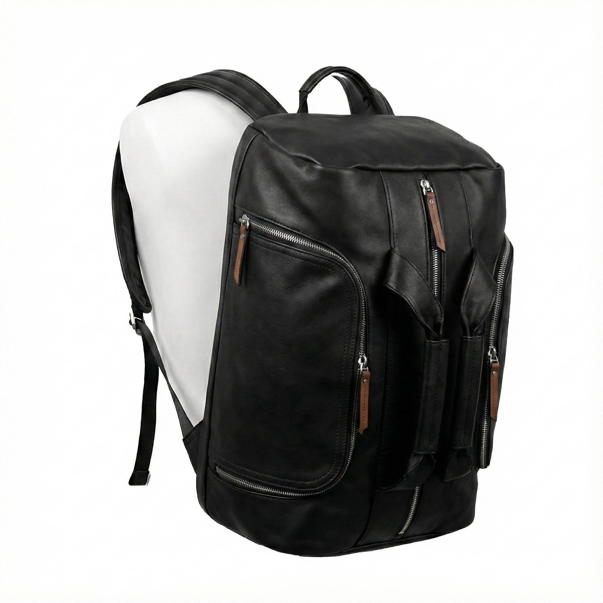 Kashani J Bond Black Duffle Backpack