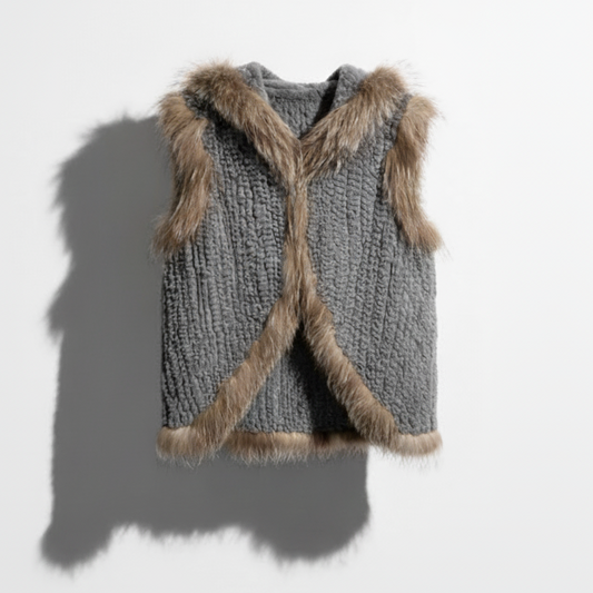 Kashani Women's Rex Rabbit Fur Vest