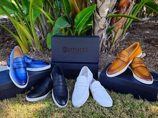 Burnished Leather Sneaker