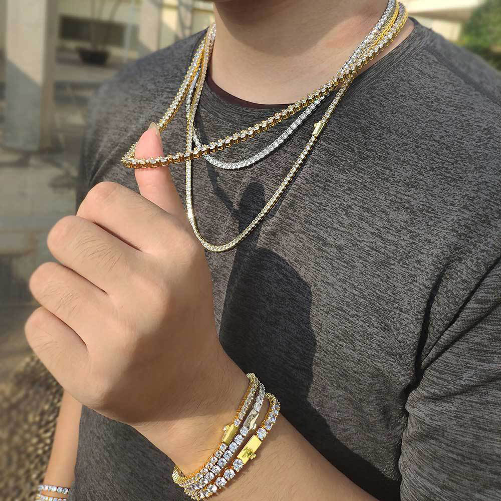 Diamond Iced Out Tennis Chain