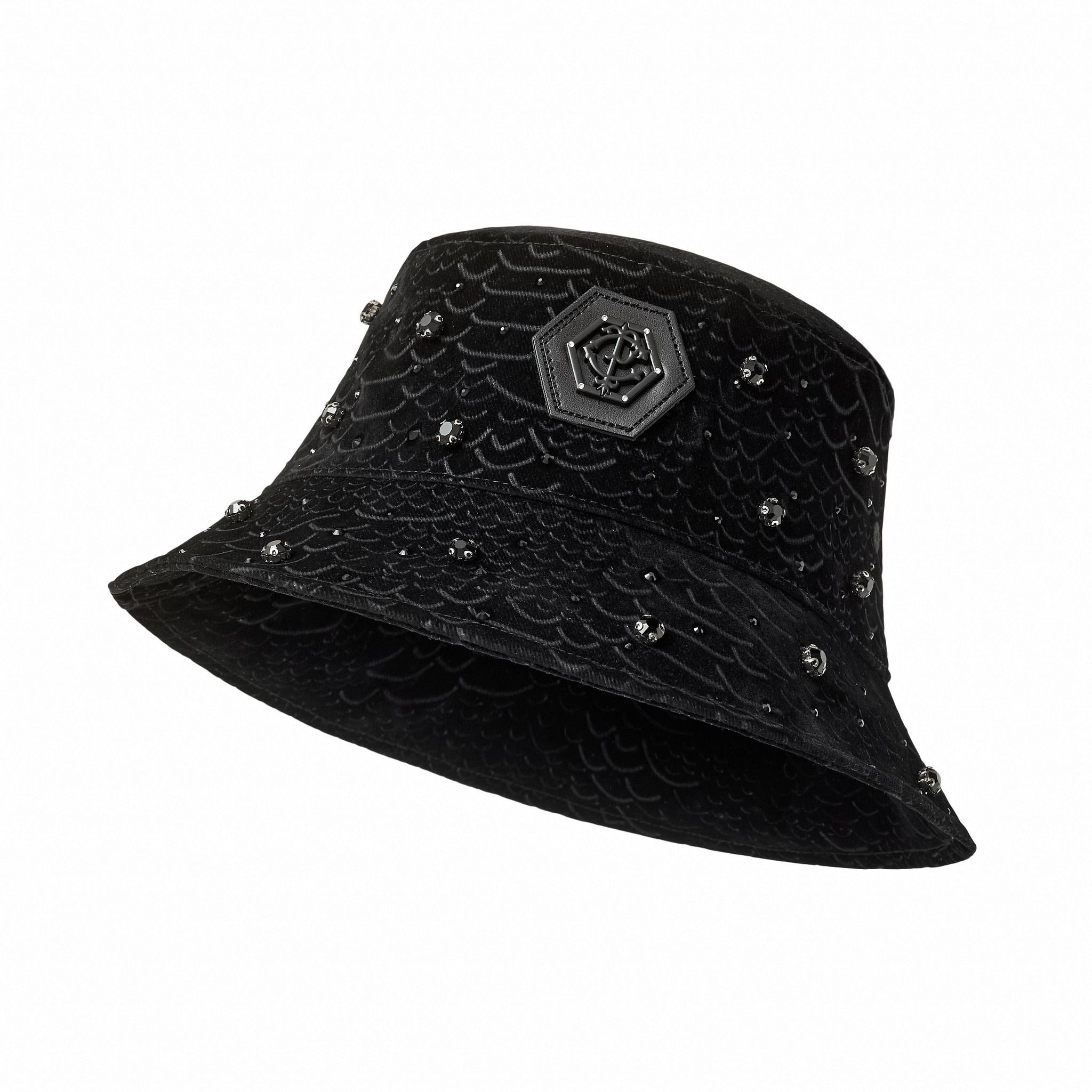 Century Penthouse Serpent Hat - Black/Black