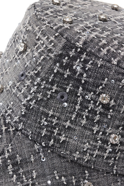 Sanctum Cross Denim hat - Century Penthouse GREY