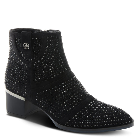 Azura Heavena Black Crystal Boot
