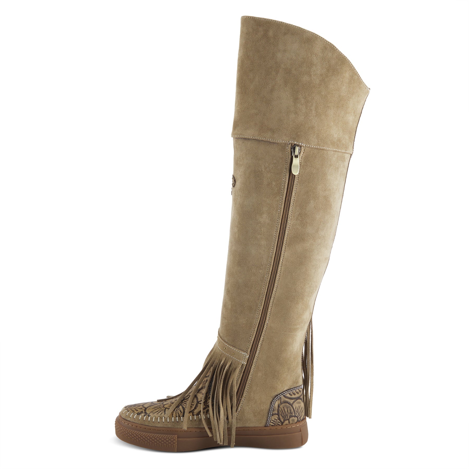 L'ARTISTE HIPHEART TAN TALL WESTERN BOOT - Dudes Boutique