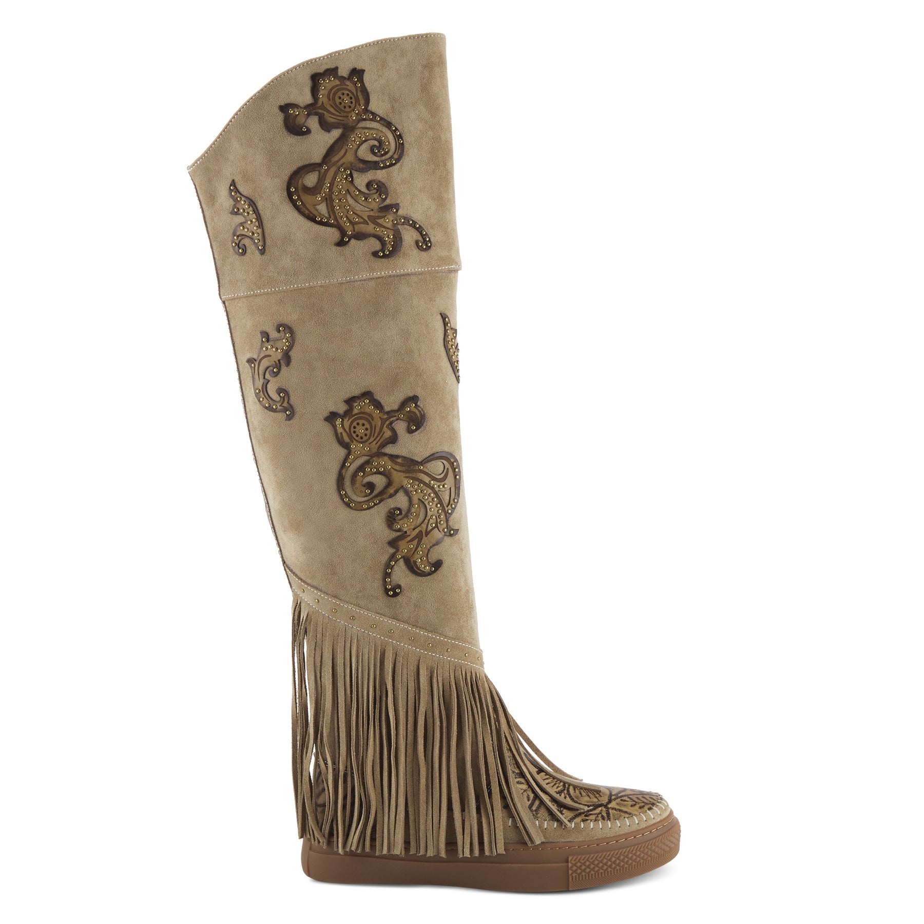 L'ARTISTE HIPHEART TAN TALL WESTERN BOOT - Dudes Boutique