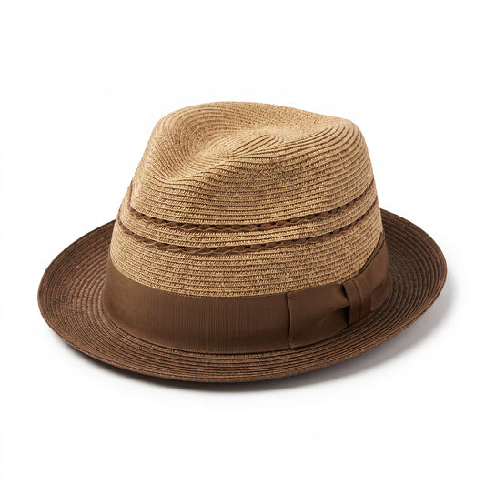 Bruno Capelo Mirage Camel/Dark Brown Hat