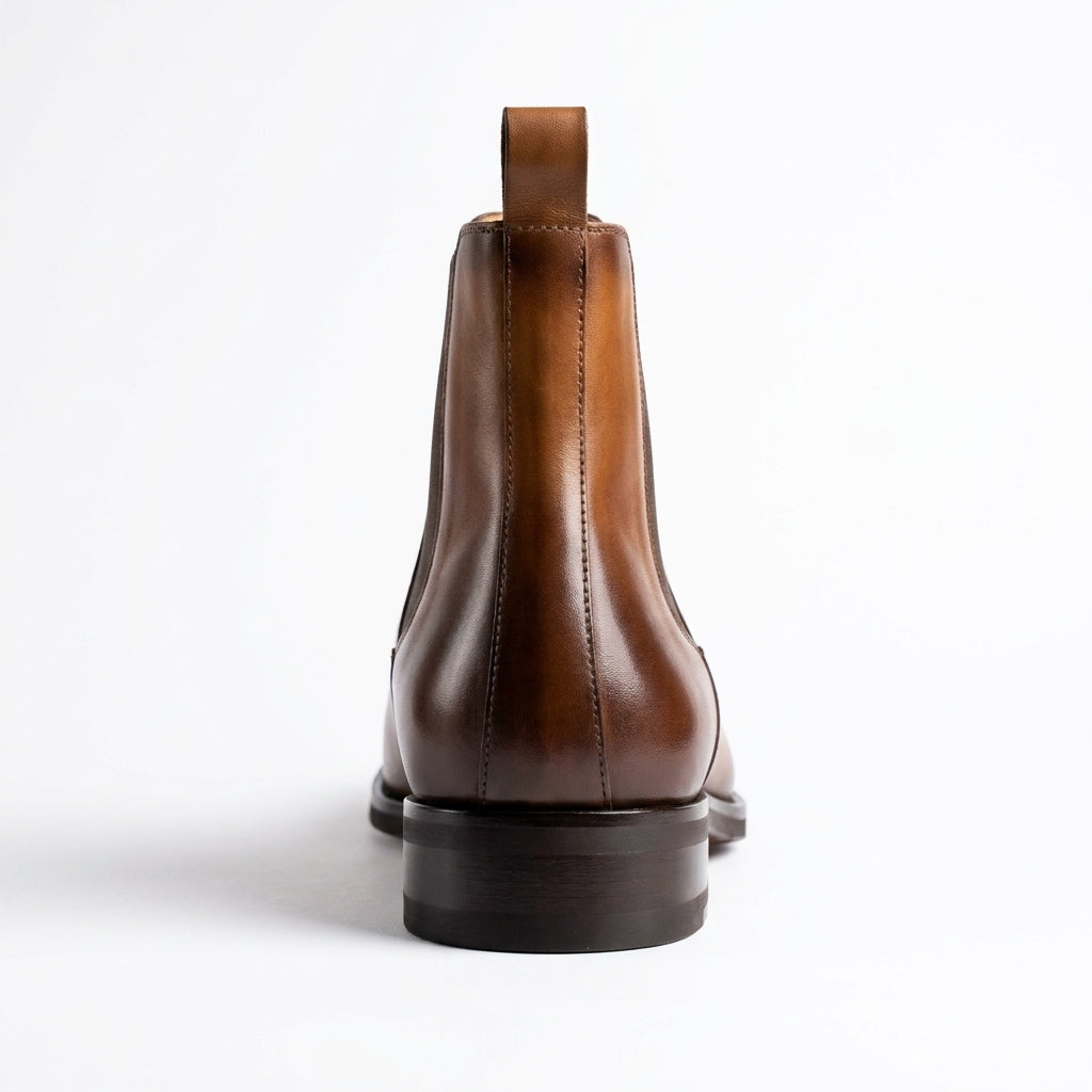 Giovanni 'Walker' Peanut Leather Boots