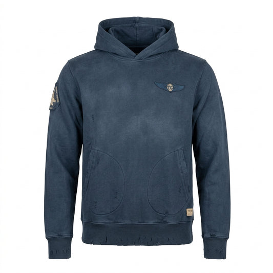 Top Gun Victory Vintage Hoodie - Navy