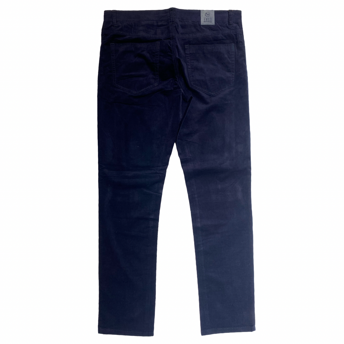 Enzo Alpha-482 dark navy velour high end pants
