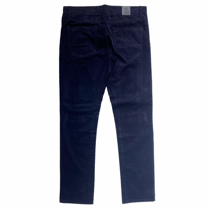 Enzo Alpha-482 dark navy velour high end pants