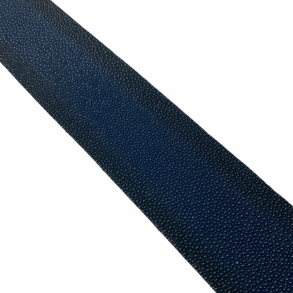 Los Altos navy blue full skin stingray belt with oval stingray buckle