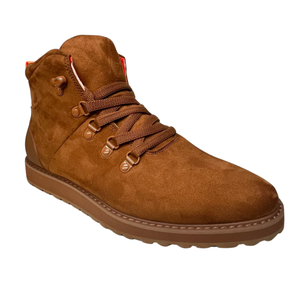 Tayno Britton Camel PU Suede Ankle Boots - Dudes Boutique