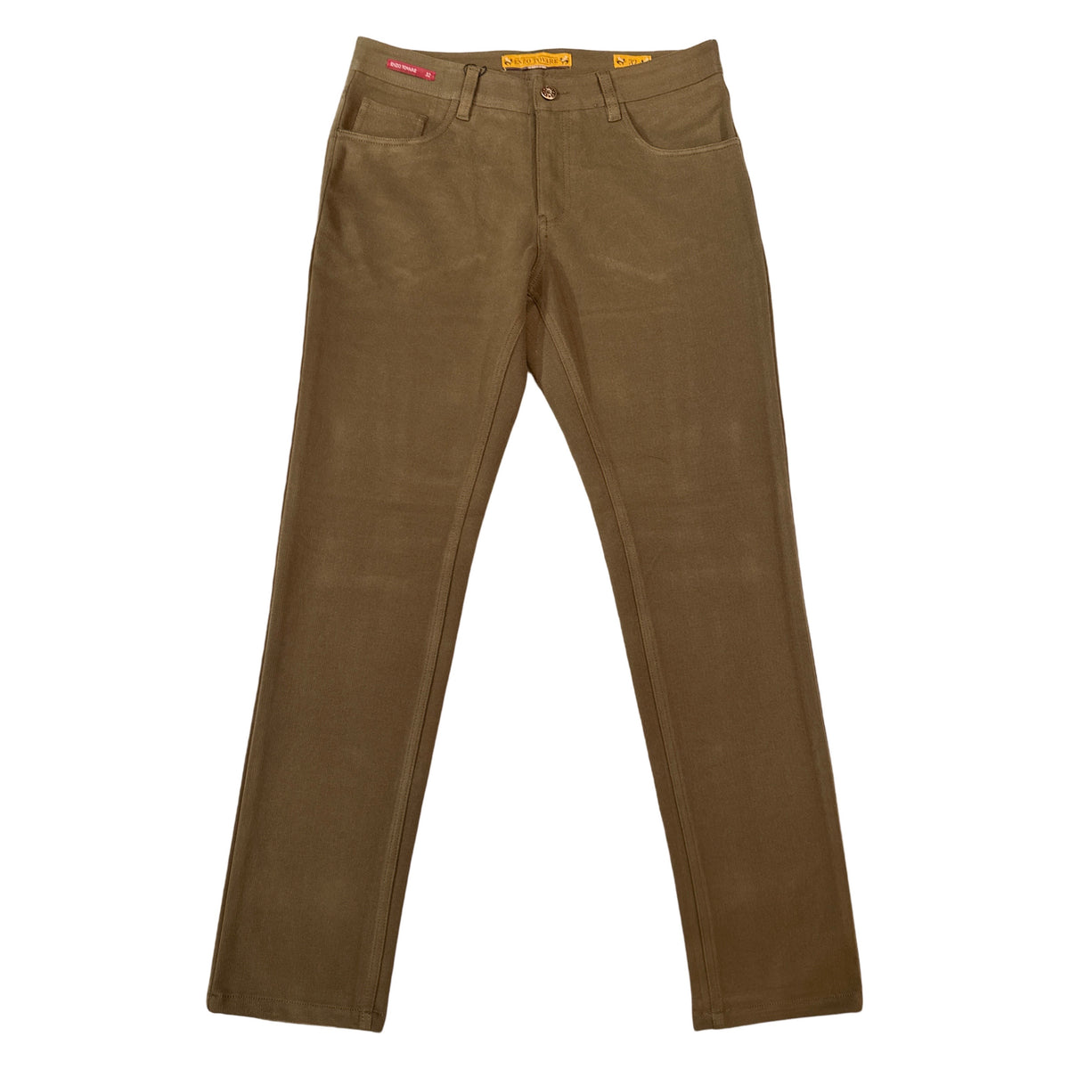 Enzo Alpha-382 brown heavy weight high end pants