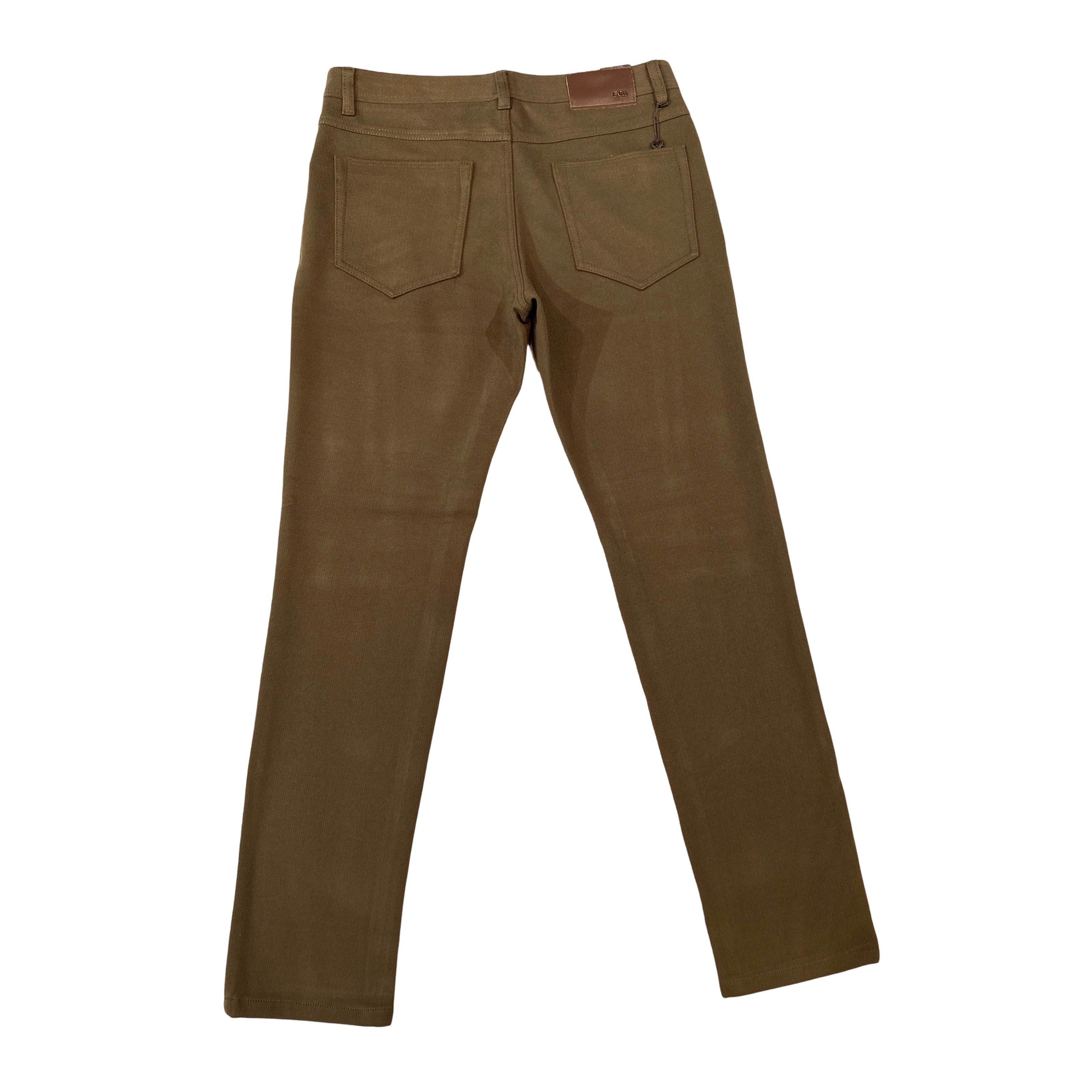 Enzo Alpha-382 Brown Heavy Weight High End Pants - Dudes Boutique