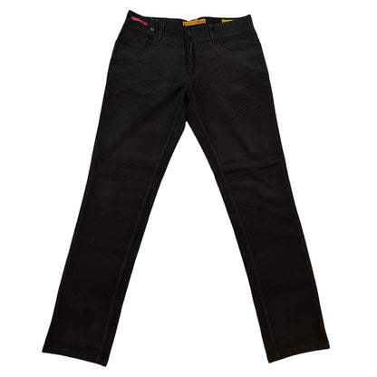 Enzo Alpha-384 black pinwale corduroy high end pants