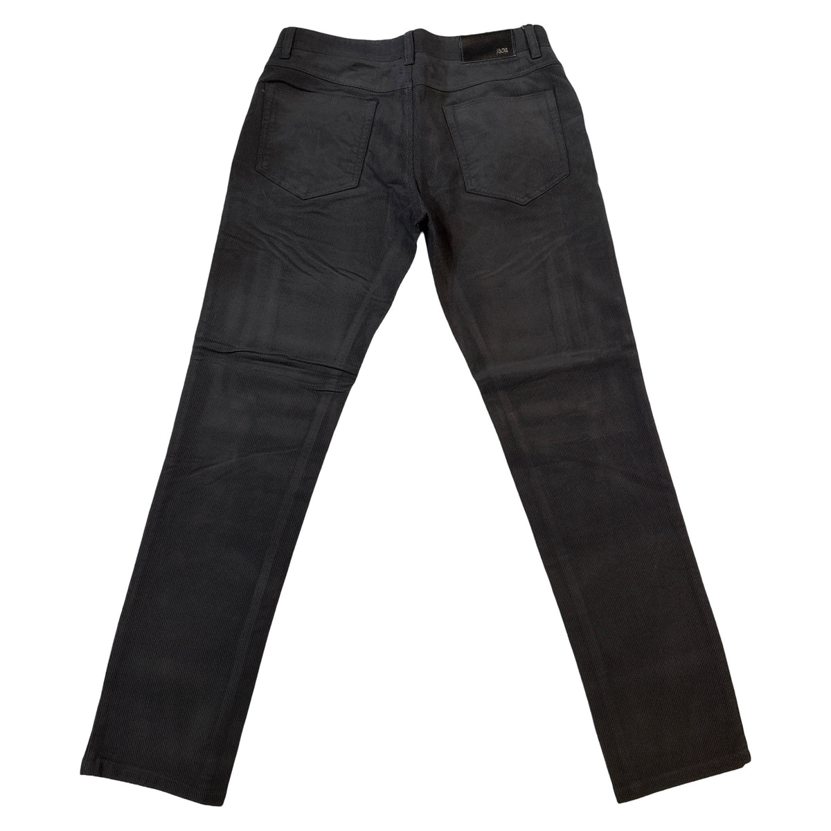 Enzo Alpha-384 black pinwale corduroy high end pants