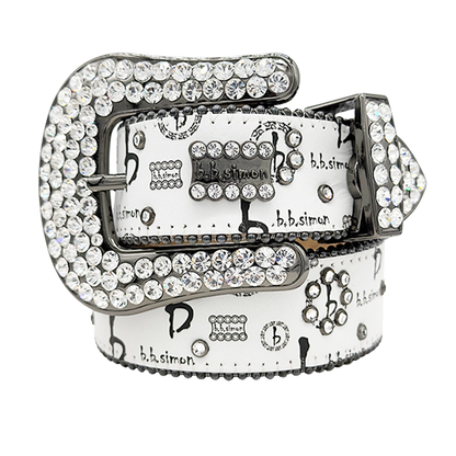 b.b. Simon BB Pattern Amini Classic - White - Dudes Boutique