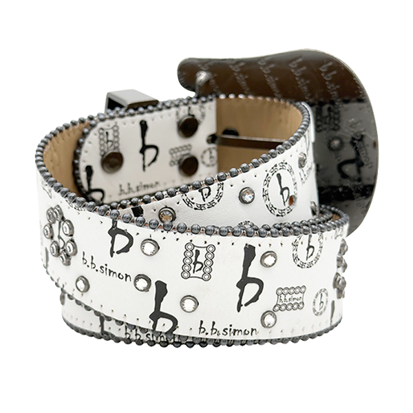 b.b. Simon BB Pattern Amini Classic - White – Dudes Boutique