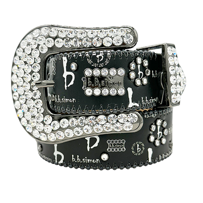 b.b. Simon BB Pattern Amini Classic – Black - Dudes Boutique