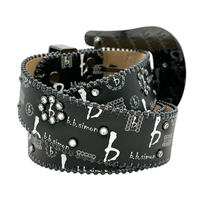 b.b. Simon BB Pattern Amini Classic – Black - Dudes Boutique