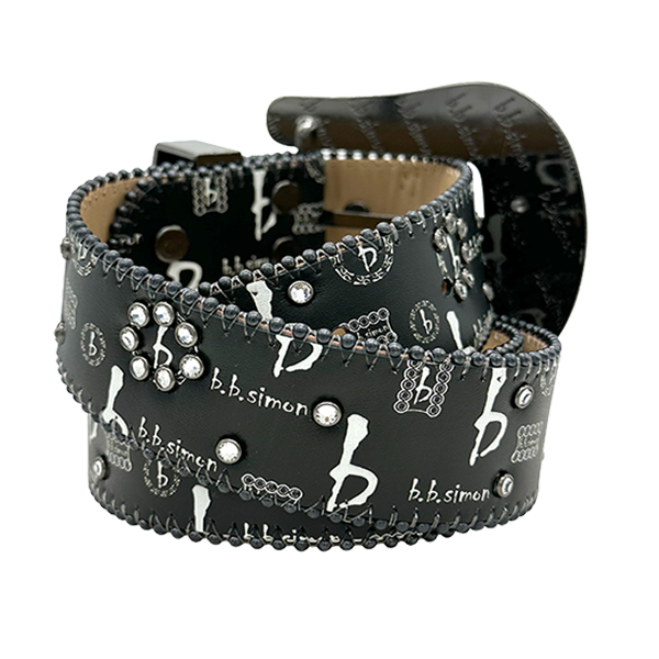 b.b. Simon BB Pattern Amini Classic – Black - Dudes Boutique