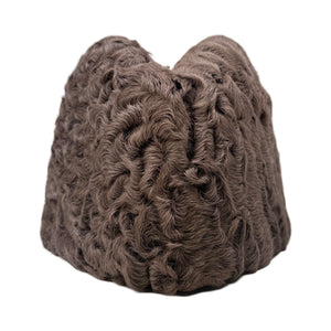 Kashani Brown Persian Lamb Fez Hat - Dudes Boutique