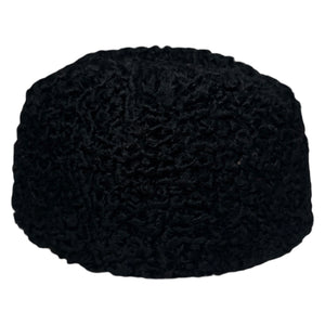 Kashani Black Persian Lamb Fez Hat - Dudes Boutique