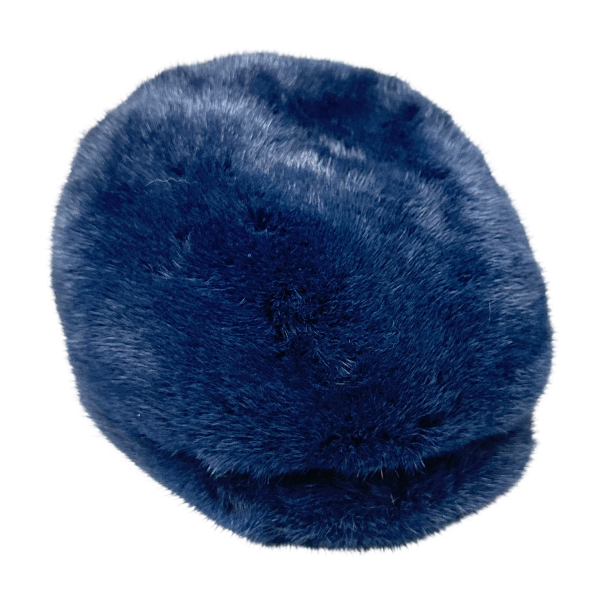 Kashani Full Mink Navy Herringbone Cap - Dudes Boutique