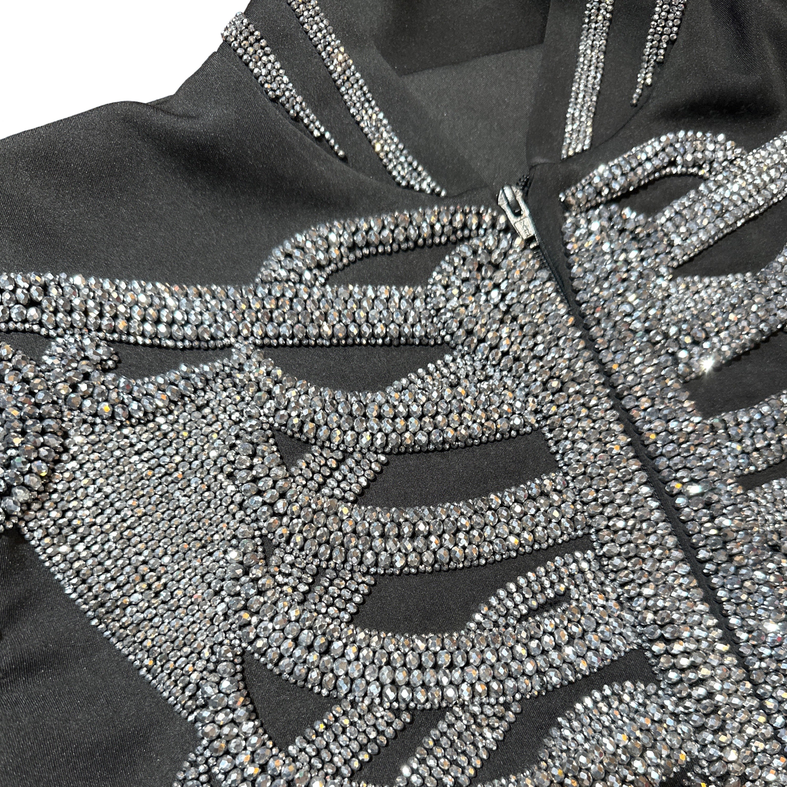 Kashani Skeleton Hyper Crystal Studded Jacket - Dudes Boutique