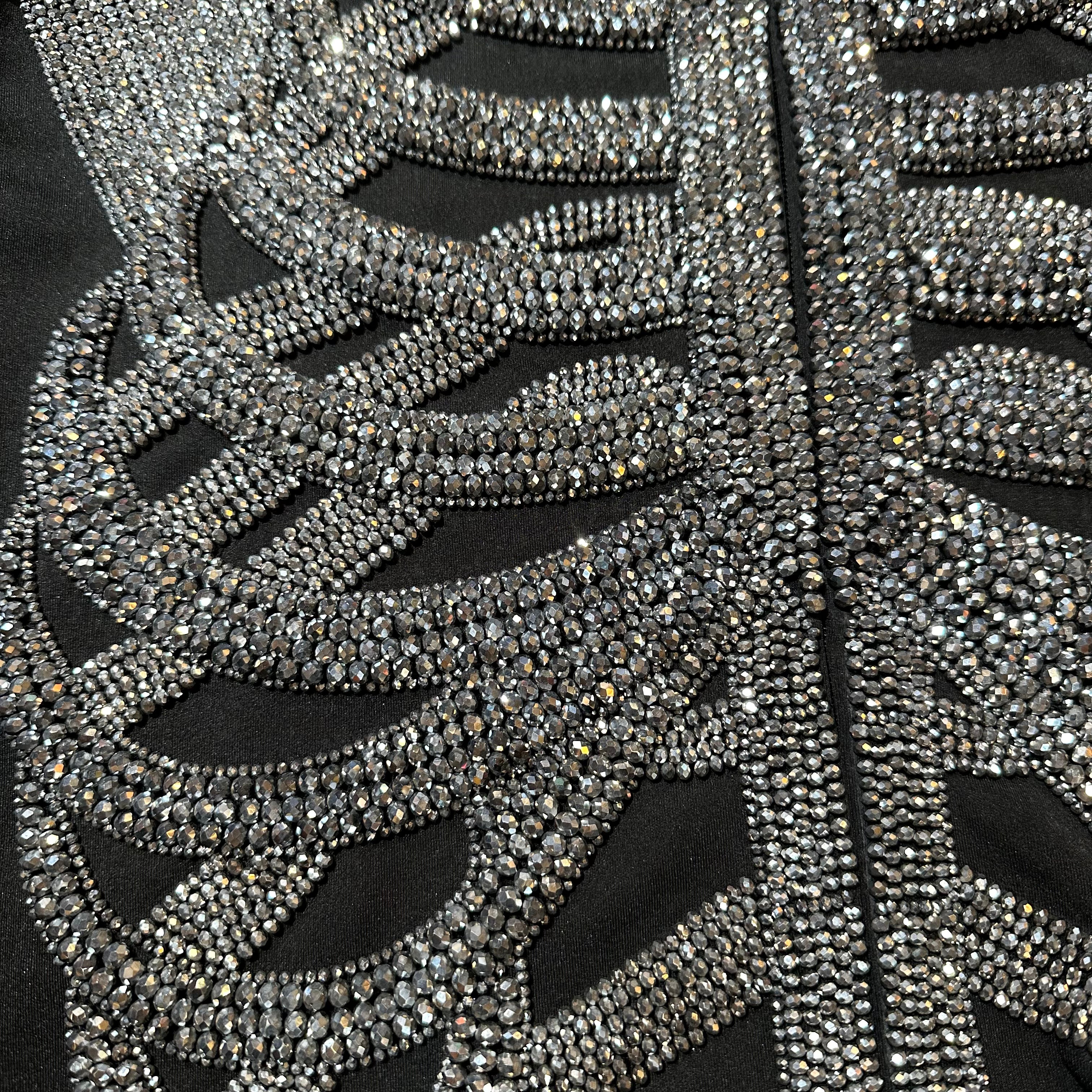 Kashani Skeleton Hyper Crystal Studded Jacket - Dudes Boutique