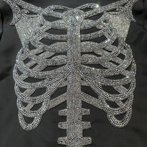 Kashani Skeleton Hyper Crystal Studded Jacket - Dudes Boutique