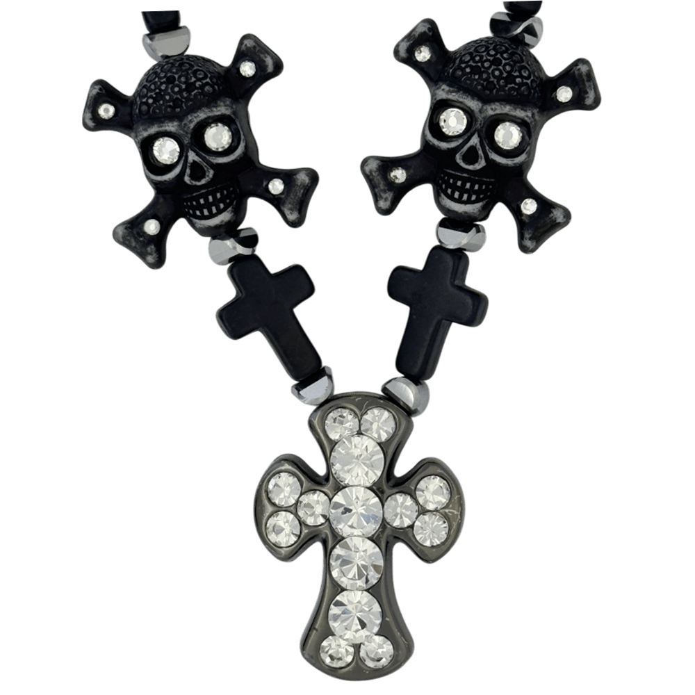 b.b. Simon Skull N Crossbones Pirate-Clear-Black - Dudes Boutique