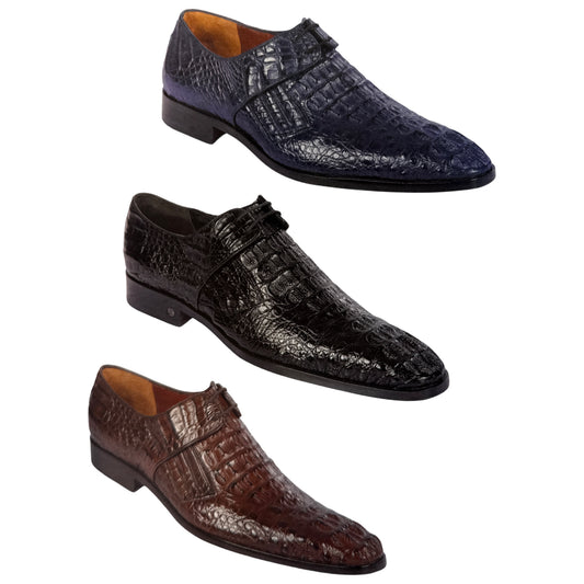 Lombardy Caiman Hornback Dress Shoes - Dudes Boutique