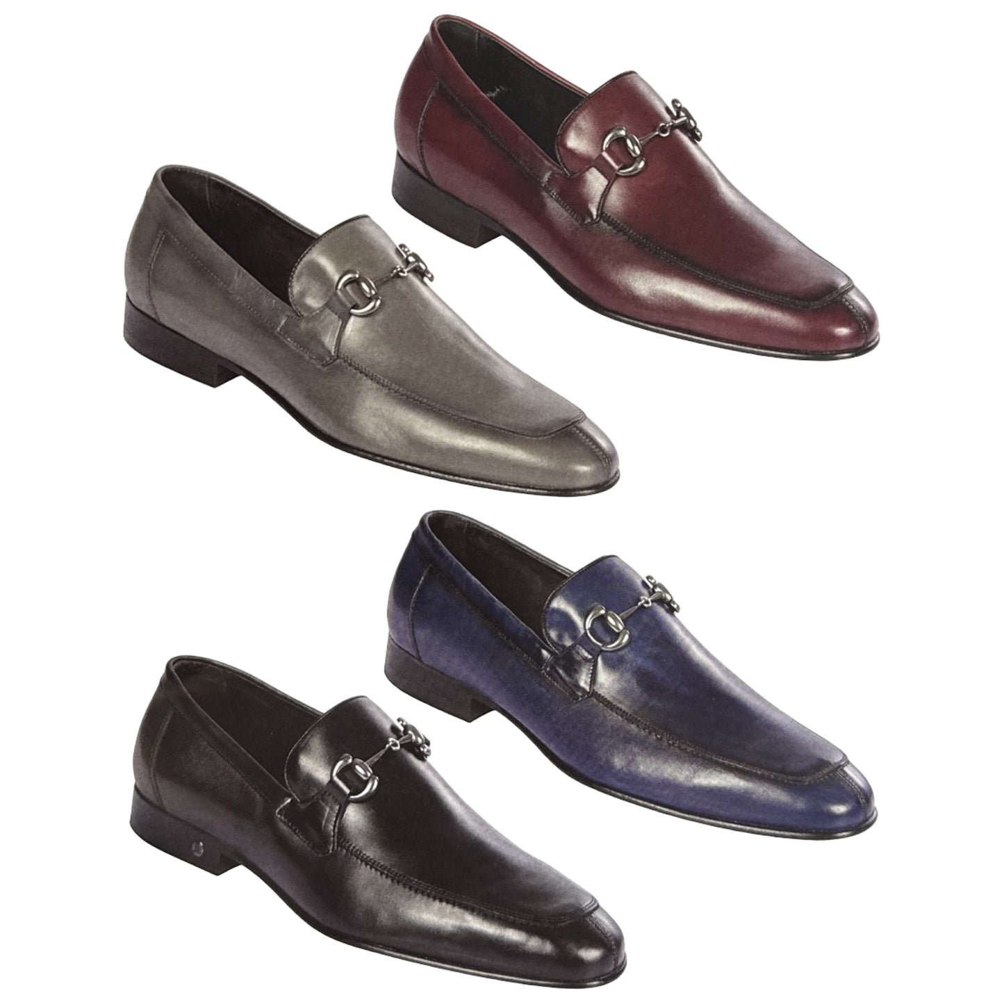 Lombardy Calf Leather Bit Loafers - Dudes Boutique