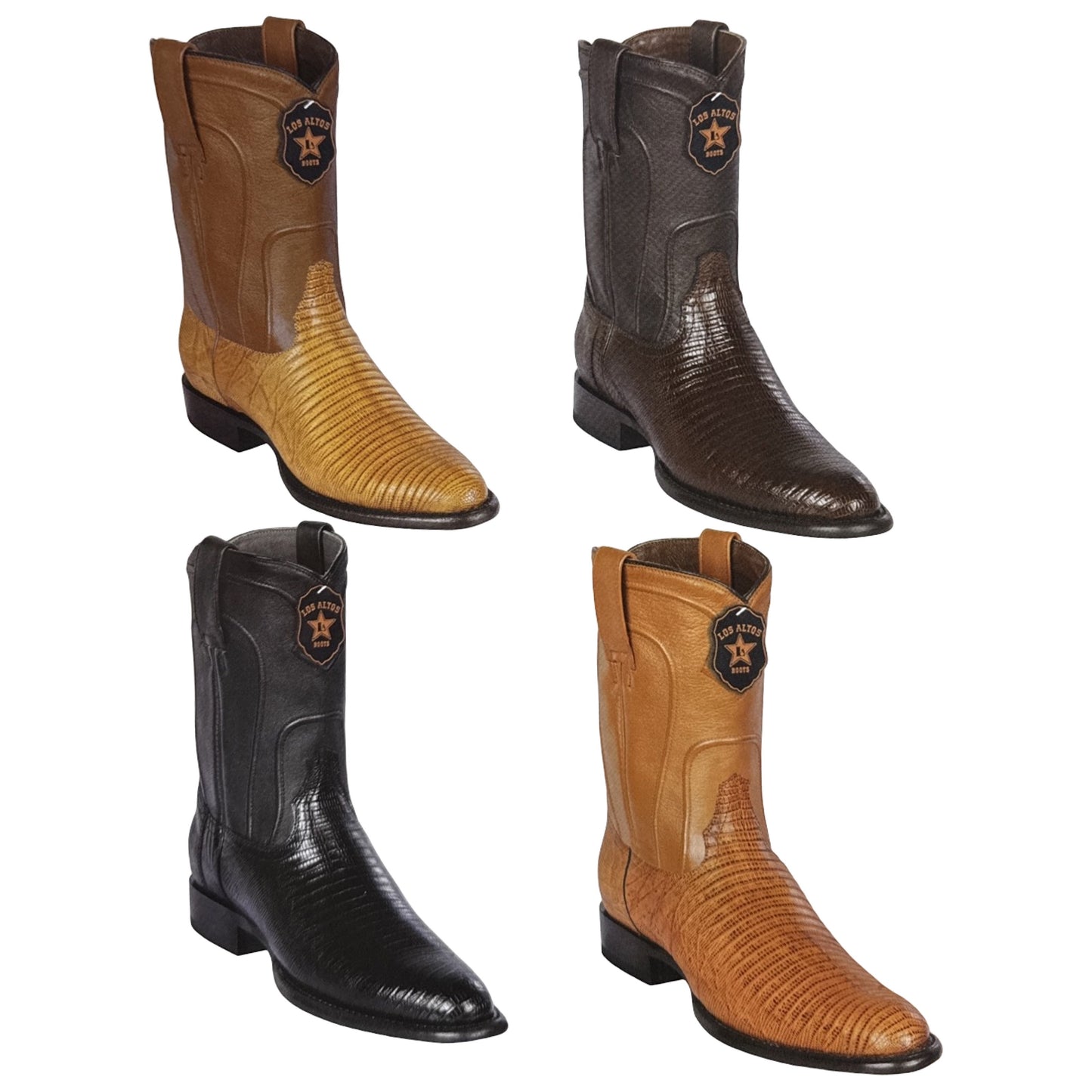 Los Altos Lizard Roper Boots - Dudes Boutique