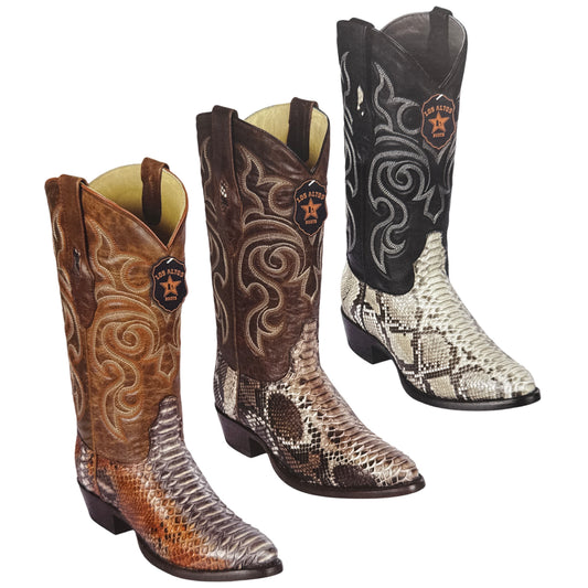 Los Altos Python Round Toe Boots - Dudes Boutique